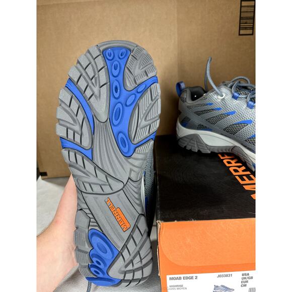 Merrell  Moab edge 2 Men's 12.5 Highrise Gris moyen - Picture 5 of 6